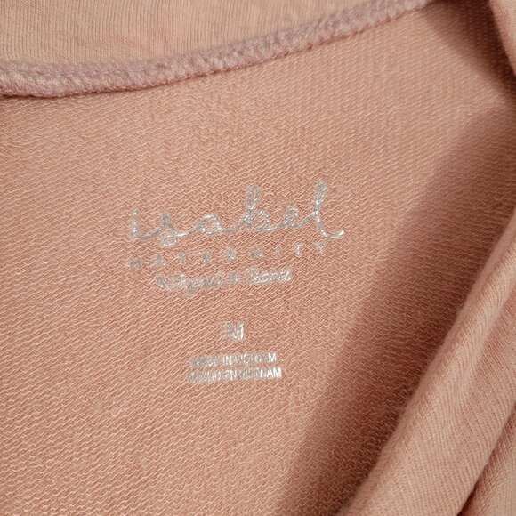 Isabel Maternity 3/4 Sleeve Tunic Button Shoulder Knit Tunic Top Size Medium - Picture 9 of 11